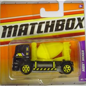 Matchbox Cars - MBX Mixer - Construction Equipment