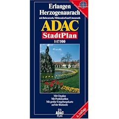 ADAC Stadtplan Erlangen: Mit Bubenreuth, M�hrendorf und Uttenreuth. Mit Cityplan, Postleitzahlen und gro�er Umgebungskarte auf der R�ckseite