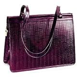 Jack Georges Tuscany Woven Collection Dowel Tote with Woven Panels