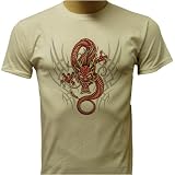 Tribal Dragon T-shirt, Old School Vintage Tattoo T-shirt, Japanese Dragon T-shirt