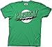 The Big Bang Theory Bazinga Irish Green Officially Licensed Adult T-shirt