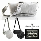 【メンズ】 (吉田カバン ポーター×セーブルクラッチ) PORTER×SABLE CLUTCH シルバーミックス デニム メッセンジャー バッグ