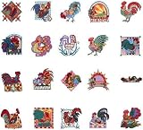 Brother/Babylock Embroidery Machine Card ROOSTERS 1