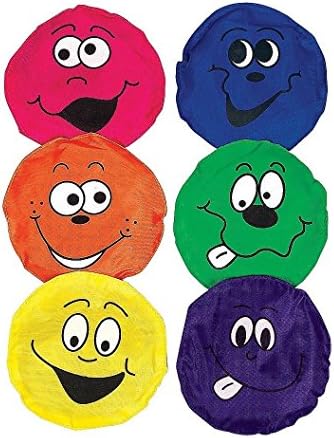 6 Reinforced Nylon Bean Bags Preschool Games Kids Games Sensory Toys Fidgets