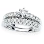 14K White Gold 3/4 ct. Diamond Engagement Set (G-H Color, SI2-I1 Clarity)