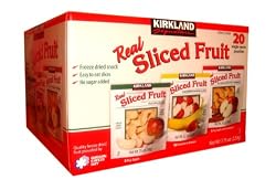 Kirkland Real Sliced Freeze-dried Fruit Snacks Variety Pack by Kirkland Signature