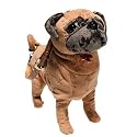 Fuzzy Nation Ross is a Rose Pug Puppy Handbag- Fuzzy Coutour Edition