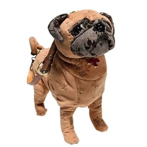 Fuzzy Nation Rose is a Rose Pug Puppy Handbag- Fuzzy Coutour Edition by Fuzzy Nation