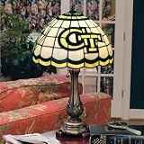 Georgia Tech Yellow Jackets Desk Lamp - Tiffany Style NCAA College Athletics Fan Shop Sports Team Merchandise
