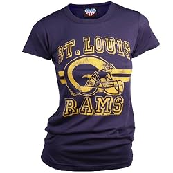 St Louis Rams Women's Retro Vintage T-Shirt