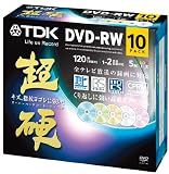 TDK 録画用DVD-RW CPRM対応 1-2倍速対応 5色カラーミックス 超硬シリーズ 10枚パック DRW120HCDMA10Aの画像