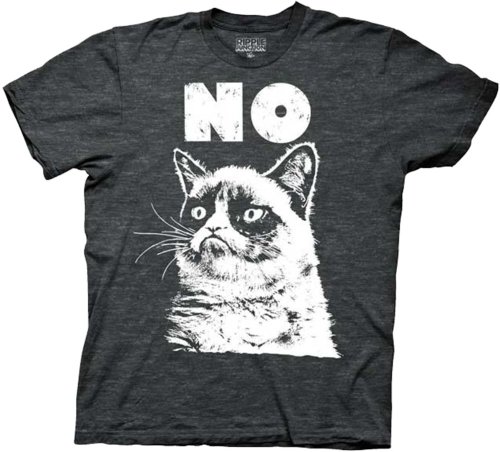 Ripple Junction Grumpy Cat No Adult T-shirt