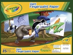 Crayola Giant Fingerpaint Paper