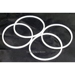 4 Replacement Gaskets compatible with original Magic Bullet by ProSource