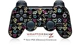 Sony PS3 Controller Skin Kearas Hearts Black