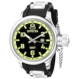 Invicta Men's 6608 Signature Collection GMT Black Rubber Watch