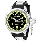 Best sale price for Invicta Men's 6608 Signature Collection GMT Black Rubber Watch. Free Shipping.