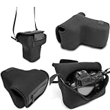 USA Gear Neoprene FlexSleeve for Nikon, Canon EOS, and Sony Alpha Digital SLR Cameras