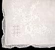 Stair Step Border Handkerchief
