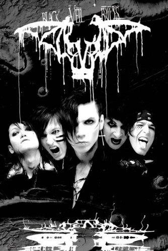 1 X Black Veil Brides - Music Poster (B&W - The Guys - Darkest) (Size: 24