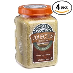 RiceSelect Original Couscous, 31.7-Ounce Jars (Pack of 4)