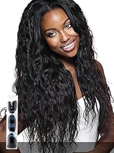 Pure Wavy Texture Virgin Tone Shine 100% Indian Natural Remy Hair Extensions Hair Machine Wefted 4 Oz Color 1b and 2 (20)