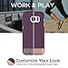Encased Galaxy S7 Edge Case Purple - Ultra Thin (SlimShield) Protective Grip Slim Phone Case for Samsung Galaxy S7Edge (Purple)