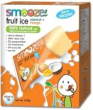Smooze All Natural Fruit Ice,Coconut + Mango, 22 Ounce Boxes (Pack of 4)