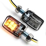 Clear Lens Super Bright Amber LED Mini Shape Turn Signal Visible Indicator Blinker... by Astra Security