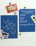 Wallies Peel & Stick Chalkboard Panels 9X12 4/Pkg - Blueprint Blue