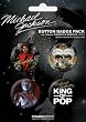 Michael Jackson - King of Pop Pin Set