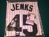 BOBBY JENKS SIGNED AUTOGRAPHED CHICAGO WHITE SOX JERSEY JSA AUTHENTICATED