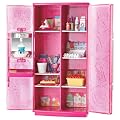 Barbie - T9081 -  Mobilier de Poup�e - Mobilier Basique Barbie  - Refrigerateur