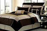 12 PC. CLASSIC SUPER BED IN A BAG COMFORTER SET W/ MATCHING PILLOWS, QUEEN, ....