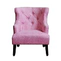 Kid's High Back Chair - Cheetah Pink