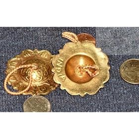 Two Pr Decorated Finger Cymbals Zills for belly dancing