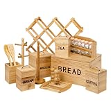 21 Piece Wood Storage Set