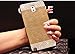 Galaxy Note 4 Case, Beauty Luxury Diamond Hybrid Glitter Bling Hard Shiny Sparkling with Crystal Rhinestone Metal Aluminum Back Cover Case for Samsung Galaxy Note 4 N9100 (Gold, Galaxy Note 4)