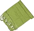 Silk Scarf Men Cashmere Handmade Gifts Green 58 x 13 inches