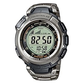 Casio - PRW-1300T-7VER - Pro Trek Montre Homme - Multifonction - Radio pilot� - Quartz digitale - Bracelet titane