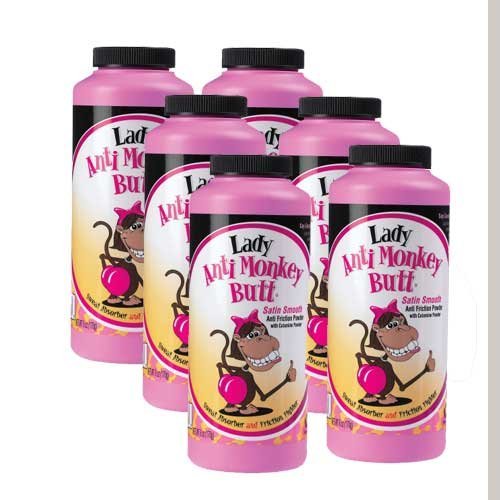 Monkey Butt Products - Lady Monkey Butt 6 pack - Say Good-bye to Chafed Thighs!