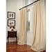 Signature Beige Italian Cotton Silk Curtains 46x84