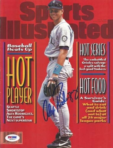 Alex Rodriguez Autographed/Hand Signed Sports Illustrated Magazine PSA/DNA #M95815