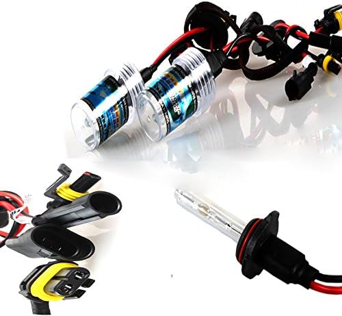 MCZTEN HID Xenon Light Car Headlight Single Beam 2 Pcs "All Sizes and Colors" (9006, 12000K)