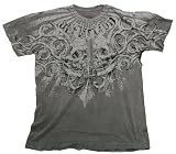 Affliction - Tim Sylvia S/S Guys T-shirt in Silver by Affliction Clothing - Ships in ''24'' Hours!