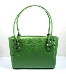Kate Spade Leather Sam with Tab Bag Tote Green