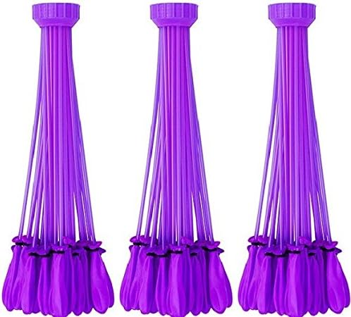 Purple Magic Self-Tie Water Balloons - 111 Balloons in Under 1 Minute!