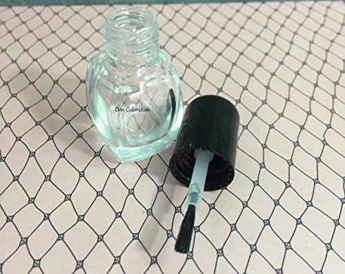 1 Piece Den Co. Generic Empty 5 ml Tiny Nail Polish Bottles with Cap and Brush