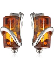 Sterling Silver Honey Amber Earrings