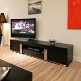 LARGE TV Stand/Cabinet in black oak 42-60 2.2mt 912F